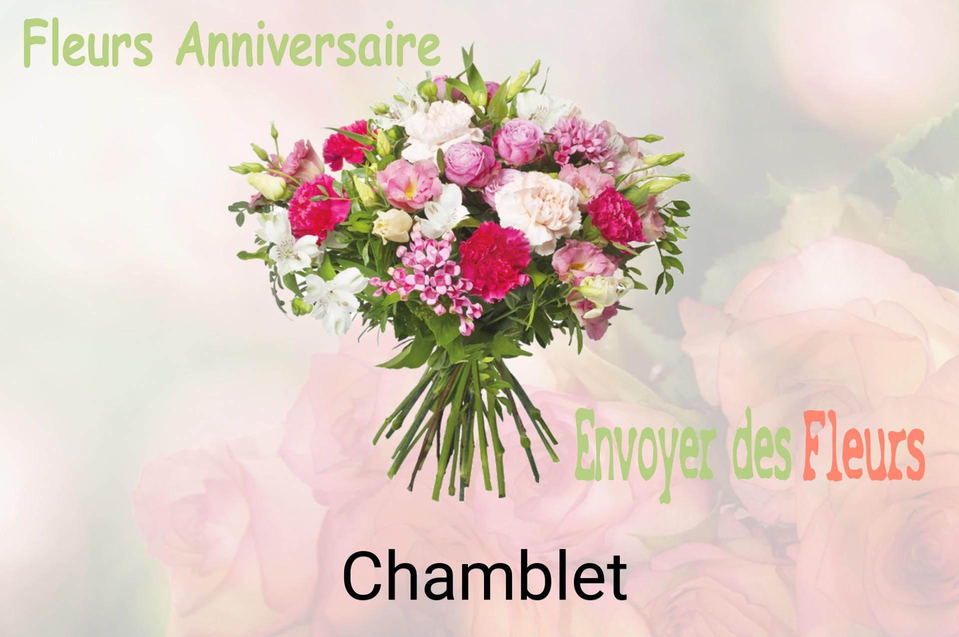 Bouquet de fleurs d’anniversaire livré à Chamblet